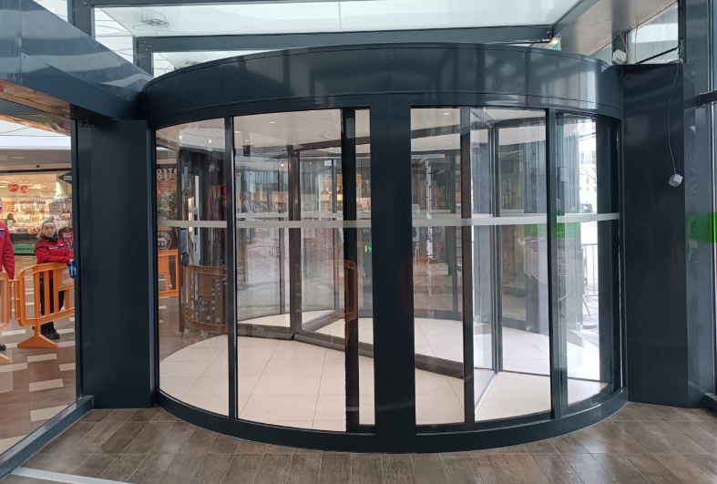 Porte tambour automatique de contrôle d'accès
